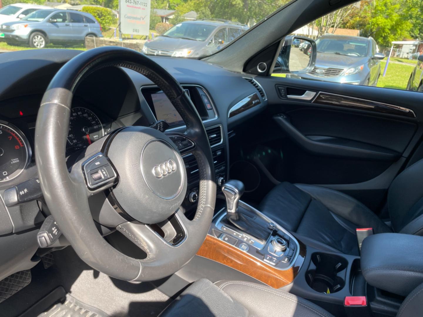 2015 GRAY AUDI Q5 2.0T QUATTRO PREMIUM PLUS (WA1LFAFP1FA) with an 2.0L engine, Automatic transmission, located at 5103 Dorchester Rd., Charleston, SC, 29418-5607, (843) 767-1122, 36.245171, -115.228050 - Photo#19